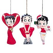 Betty Boop Blow Mold Ornaments