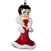 Betty Boop 3 3/4-Inch Blow Mold Ornament