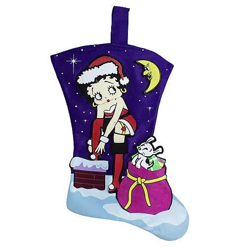 Betty Boop Felt Stocking