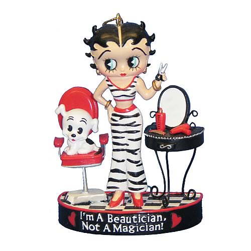 Betty Boop Beautician 3 1/4-Inch Resin Ornament