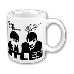 Beatles Fab Four Portraits and Signatures Mug