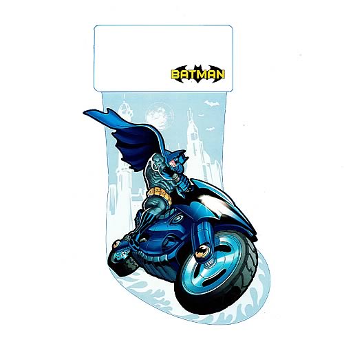 Batman Applique Stocking