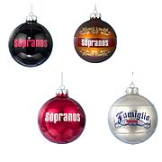 Sopranos Glass Ball Ornaments