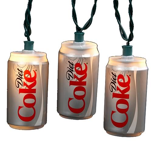 Coca-Cola Diet Coke Can Party Lights Set