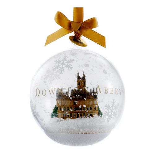 Downton Abbey Castle in Glass Holiday Ornament, Not Mint