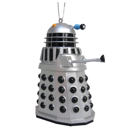 Doctor Who Silver Warrior Dalek 3 1/2-Inch Ornament