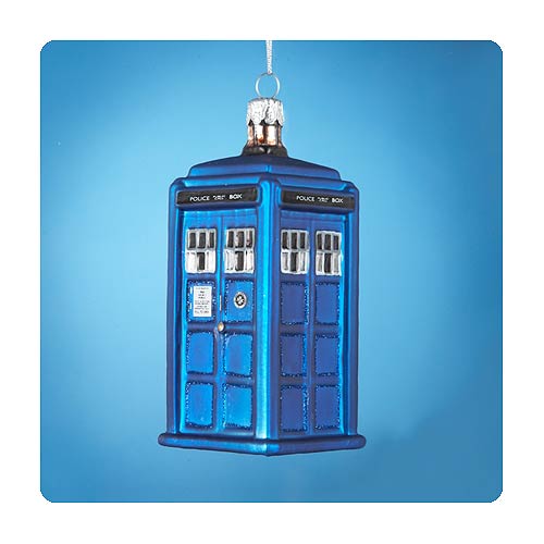 Doctor Who 4 1/4-Inch TARDIS Figural Ornament, Not Mint