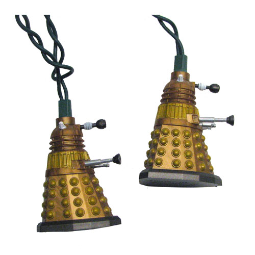 Doctor Who Bronze Dalek Light Set