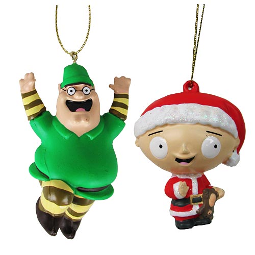Family Guy Peter and Stewie Griffin Ornament Set