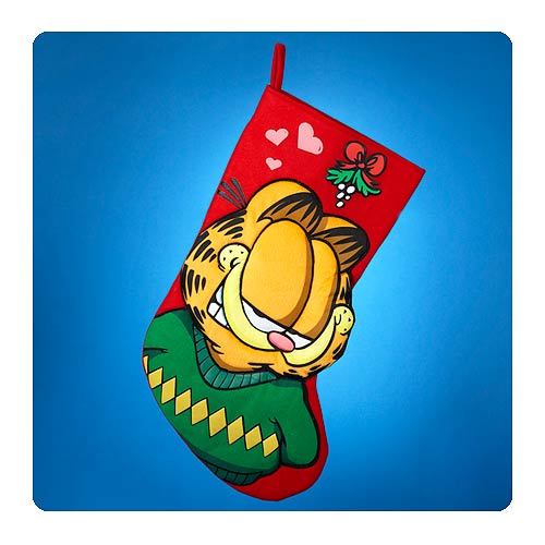 Garfield 19-Inch Mistletoe Applique Stocking