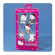 Hello Kitty 1 3/4-Inch 5-Pack Mini Ornaments