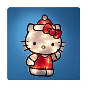 Hello Kitty 12-Inch Holiday Window Decoration