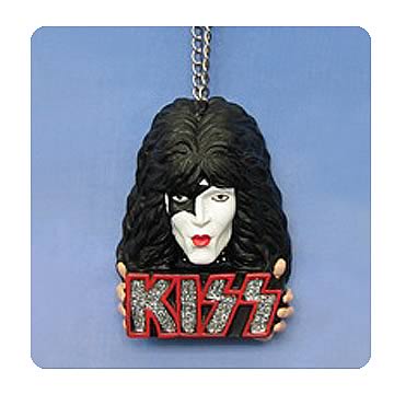 KISS Logo and Paul Stanley Star Child Bust Ornament