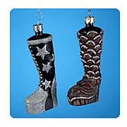 KISS 5-Inch Glass Boot Ornament Case