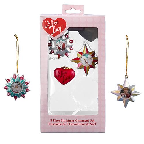 I Love Lucy Resin Mini Ornaments Boxed Set