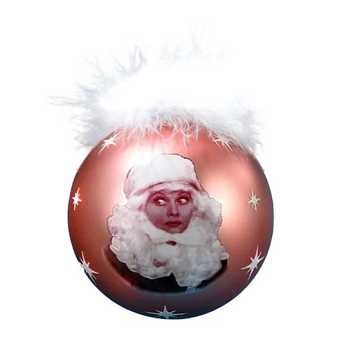 I Love Lucy Pink Glass Ball Ornament