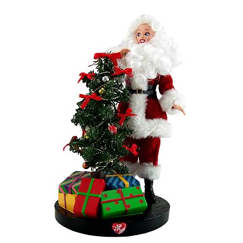 I Love Lucy Santa Lucy Fabric Mache Electronic Statue, I Love Lucy, Statues, Kurt S. Adler