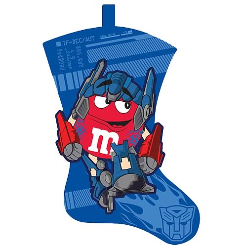 M&Ms Transformers Felt Stocking