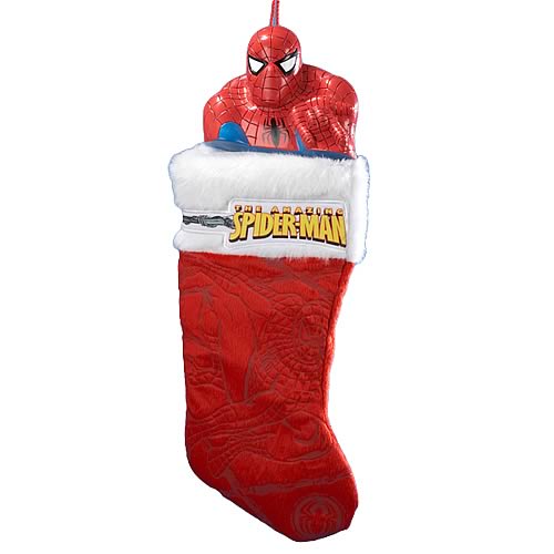 Spider-Man Plastic Head Stocking