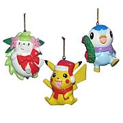 Pokemon 3 1/2-Inch Resin Ornaments Set