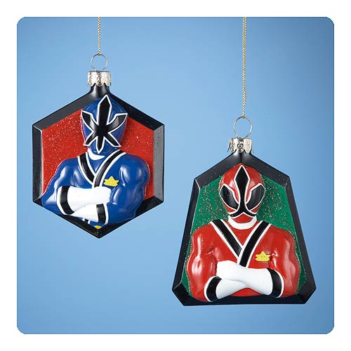Power Rangers 4 1/2-Inch Glass Ornament Case