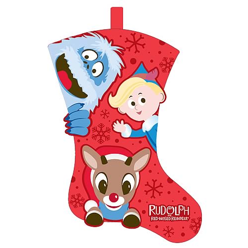 Rudolph the Red Nosed Reindeer Full Body Felt Stocking