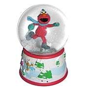 Sesame Street Elmo Resin Musical Water Globe