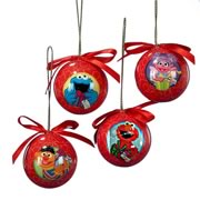 Sesame Street Ball Ornaments 4-Pack Sesame Street Ball Ornaments 4-Pack