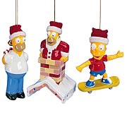 Simpsons Blow Mold Ornaments Set