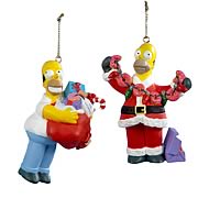 Simpsons Homer Simpson Blow Mold Ornaments Set