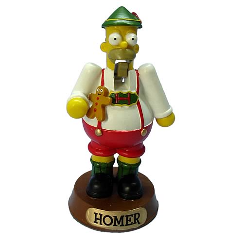 Simpsons Homer Simpson 4-Inch Resin Nutcracker