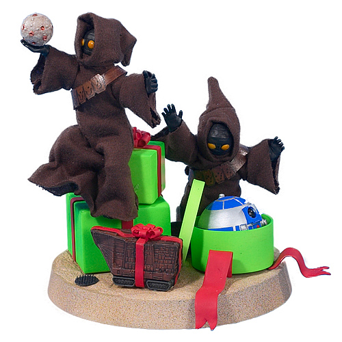 Star Wars Jawas Christmas Fabric Mache Statue