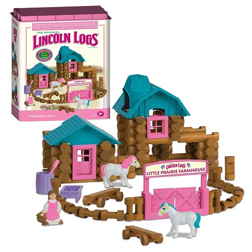 Lincoln Logs Little Prairie Farmhouse Building Set