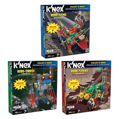 K'NEX Robo-Creatures Motorized Building Set 3-Pack