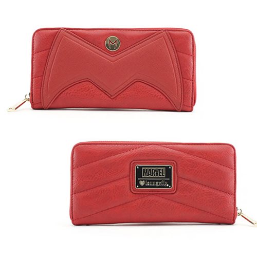 Scarlet Witch Faux Leather Zip-Around Wallet