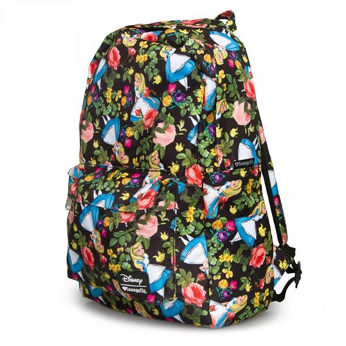 Alice in Wonderland Floral Backpack