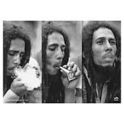Bob Marley Triple Smoke Fabric Poster Wall Hanging