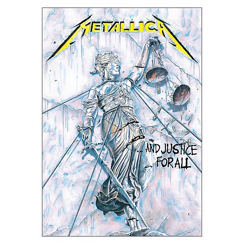 Metallica …And Justice For All Fabric Poster Wall Hanging