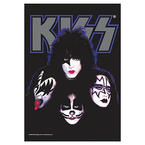 KISS Faces Fabric Poster Wall Hanging