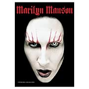 Marilyn Manson Head Shot Fabric Poster Wall Hanging