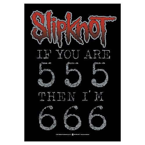 Slipknot 666 Fabric Poster Wall Hanging