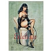 Bettie Page Extatique Fabric Poster Wall Hanging