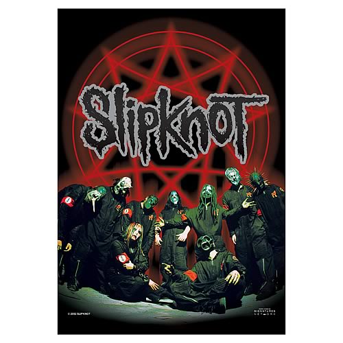 Slipknot Pentagram Fabric Poster Wall Hanging