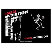 Social Distortion Slammer Fabric Poster Wall Hanging