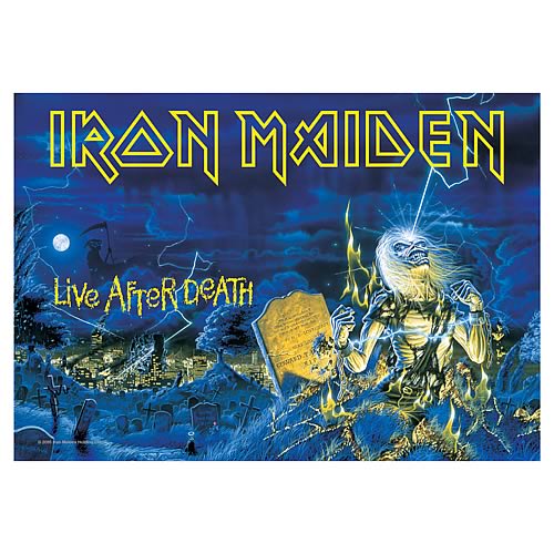 Iron Maiden Live After Death Fabric Poster Wall Hanging