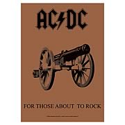 AC/DC For Those About to Rock Fabric Poster Wall Hanging