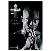 2Pac Only God Fabric Poster Wall Hanging