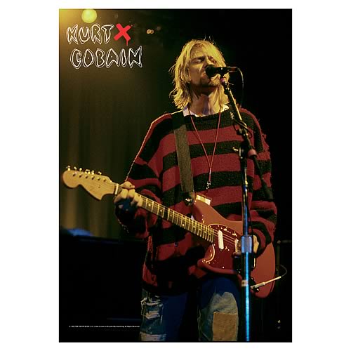 Kurt Cobain Stage Fabric Poster Wall Hanging
