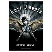 Kurt Cobain Angel Fabric Poster Wall Hanging