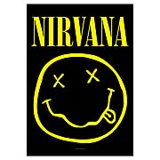 Nirvana Smiley Face Fabric Poster Wall Hanging